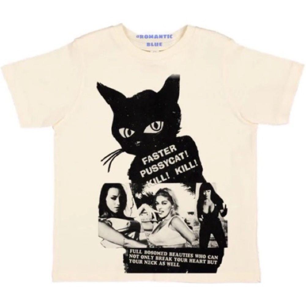 Romantic Blue Pussycat Kill Shirt